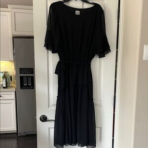 Anne Klein Black Midi Dress